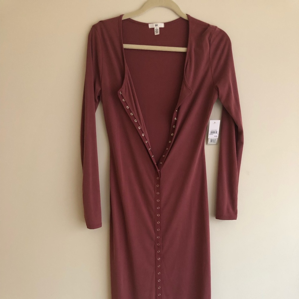 BP Red Baroque dress